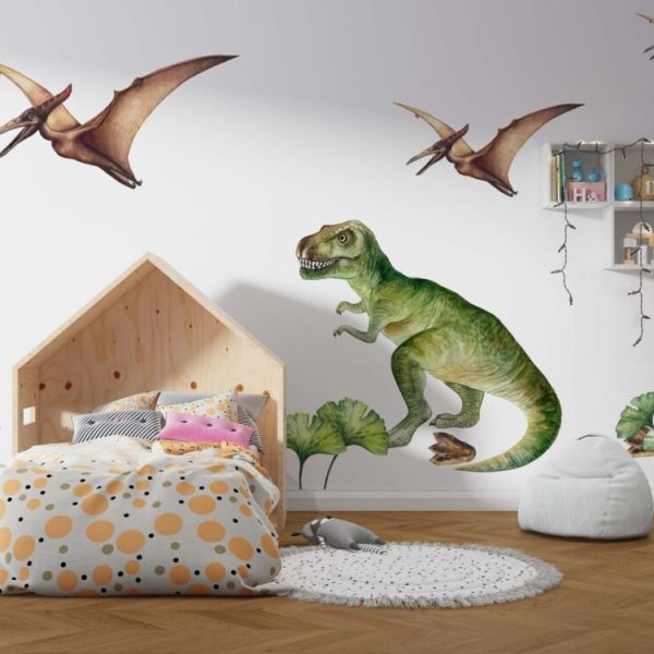 Dinosaurs For Kids Nursery Wall Mural