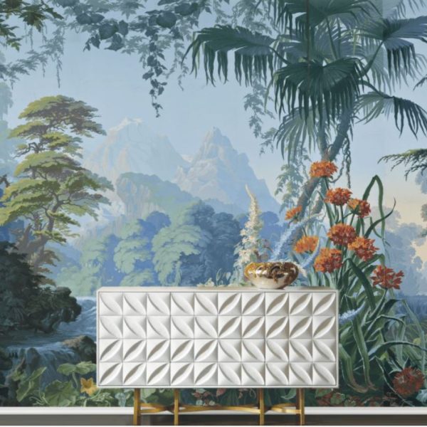 Jungle Tropical Pattern 3D Wall Mural