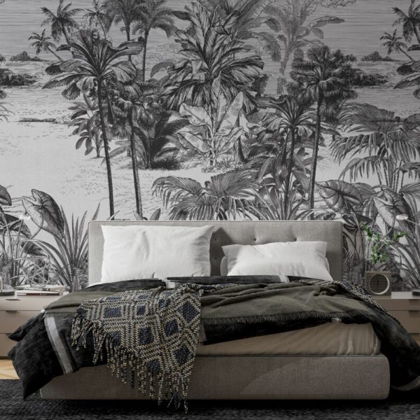 Tropical Forest And Sea View Wall Mural