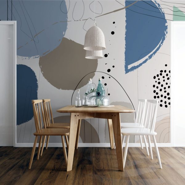 Abstract Geometric Pattern Wall Mural