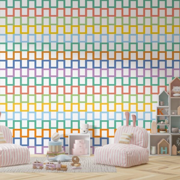 Rainbow Colors Gradient Wall Mural