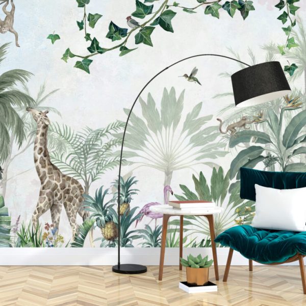 Animals Tropical Garden Wall Mural