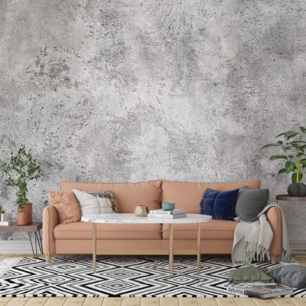 Concrete Textured Wall Look Wall Mural