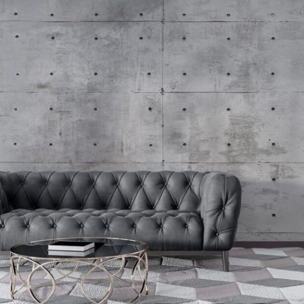 Gray Concrete Look Wall Mural