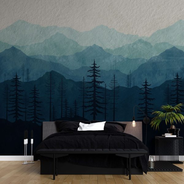 Mountain Landscape Effect Wall Mural