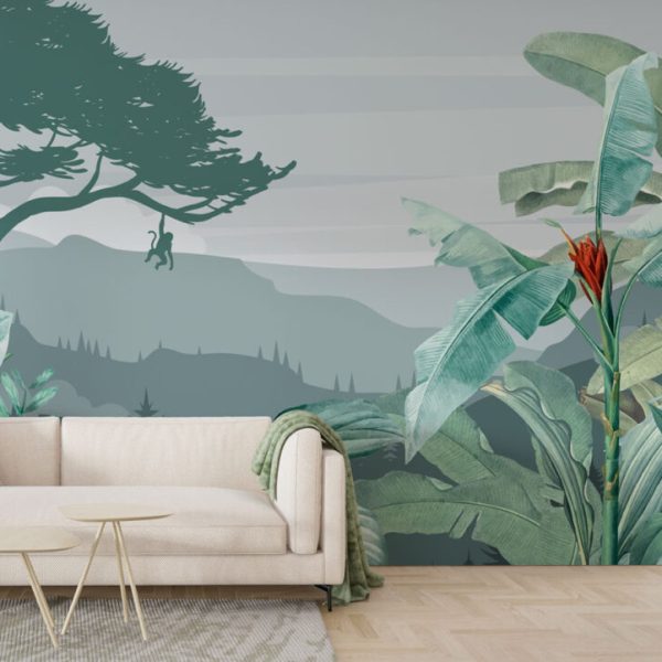 Tropical Landscape Wallpaper Wall Mural