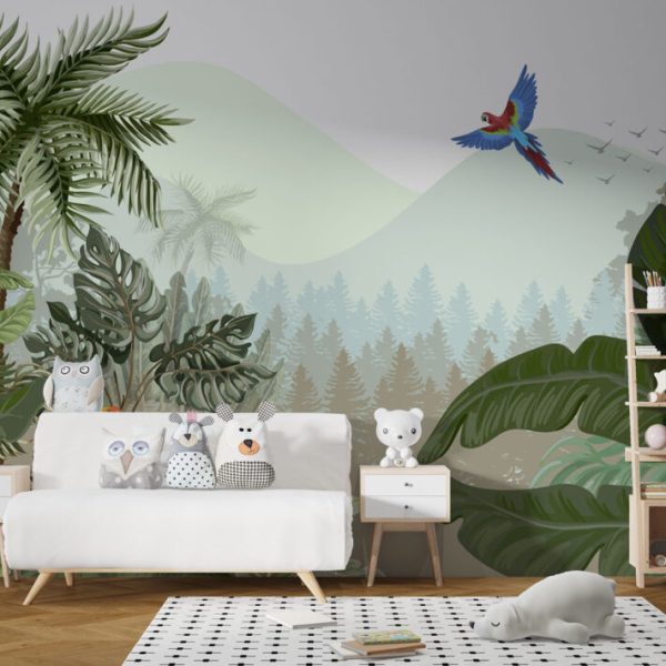 Tropical Forest Landscape Wall Mural