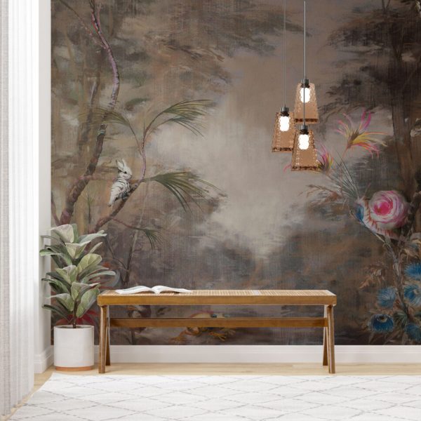 Antique Forest Animals Wall Mural