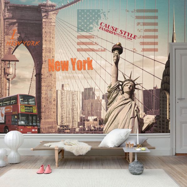 Liberty Collage Countries Wall Mural