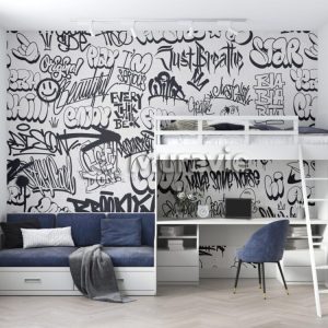 GRAFFITI LIVING ROOM - GRAFFITI DECORATION | Graffiti room, Graffiti bedroom,  Room design
