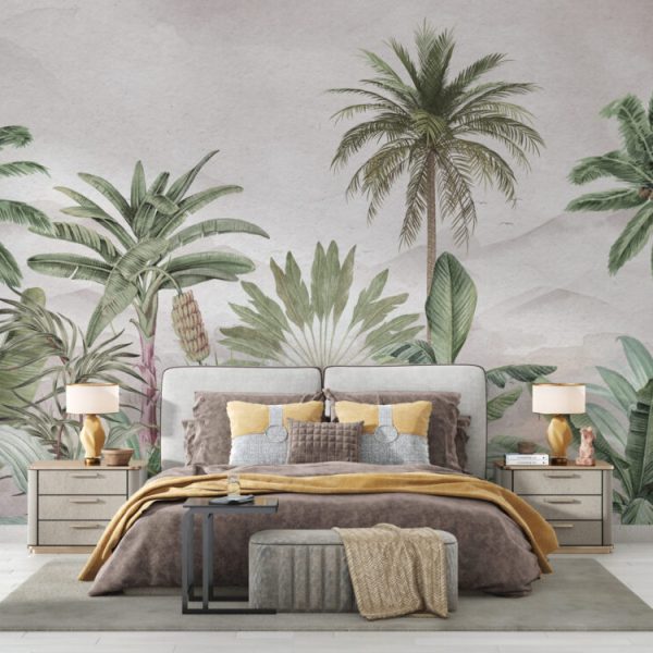 Palm Tree Tropical Wall Mural Wallpaper