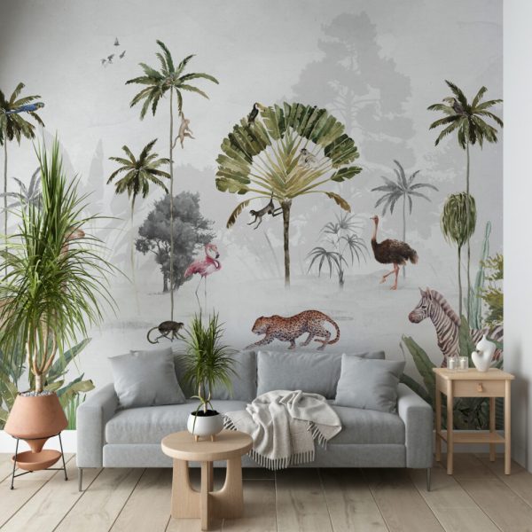 Tropical Animals In The Jungle Wallpaper , Animals In Jungle Wallposter