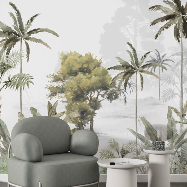 Tropical Palm Trees Removable Wallpaper