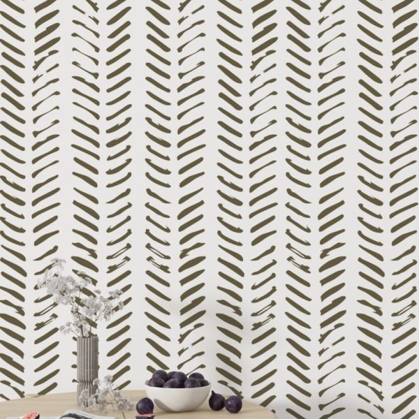 Herringbone Shape Wallpaper