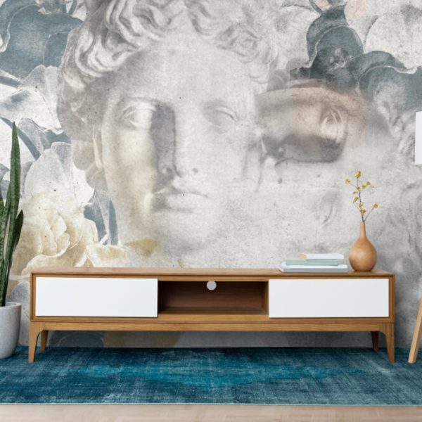 Modern Art Wallpaper For Living Room