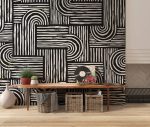 Linear Geometrical Wallpaper , Style And Design Wallposter