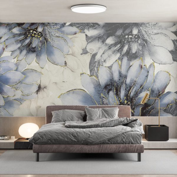 Soft Colors Floral Wallpaper