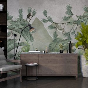 Tropical Wallpaper , Rain Forest Tropical Trees Wallposter
