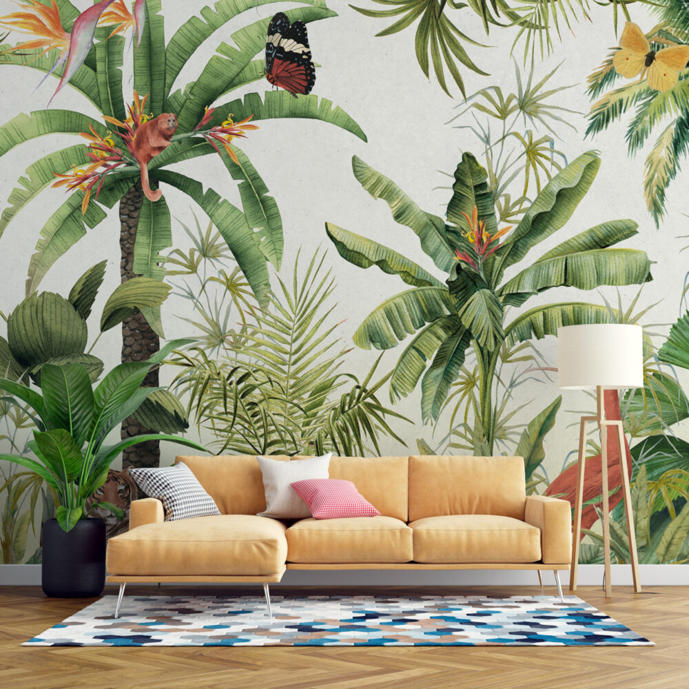 Buy Jungle Wallpaper for Kids Room  Nursery Peel and Stick Online in India   Etsy