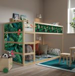 Tropical Forest And Birds Kura Bed Wall Mural