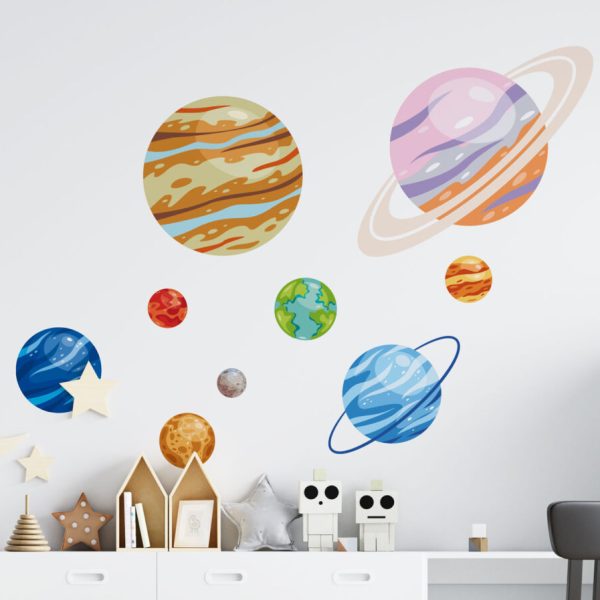Wall Decal Planets For The Nursery