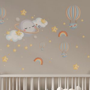 Wall Decal Sky And Moon Sticker