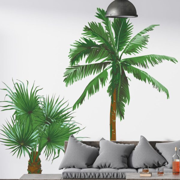 Wall Decal Tropical Tree Decal
