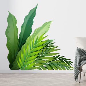 Wall Decal Tropical Tree Leaves Decal