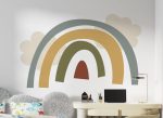 Wall Decal Rainbow Kids Room Decal In Soft Colors