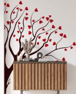 Wall Decal Heart Leaf And Tree Sticker
