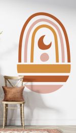 Wall Decal Stone Look Decal In Boho Style