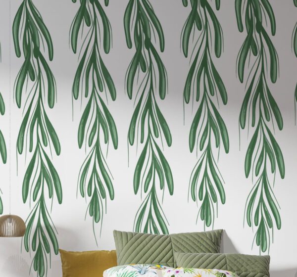 Wall Decal Hanging Leaves Decal