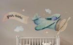 Wall Decal Airplane Sticker Kids Room