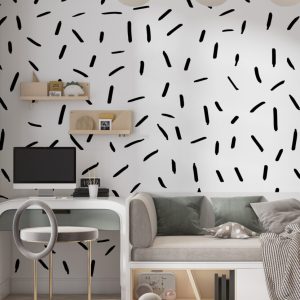 Wall Decal Brush Marks Decal