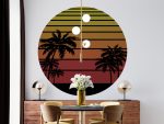 Wall Decal Oval Landscape Wall Decal