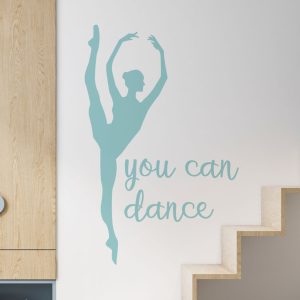 Wall Decal Dancing Woman Sticker