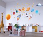 Wall Decal Astronaut And Planets In Space