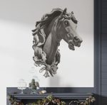 Horse Statue Sticker
