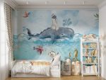 Polar Bear And Whale Wallpaper