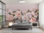 Soft Pastel Toned Roses Wall Mural