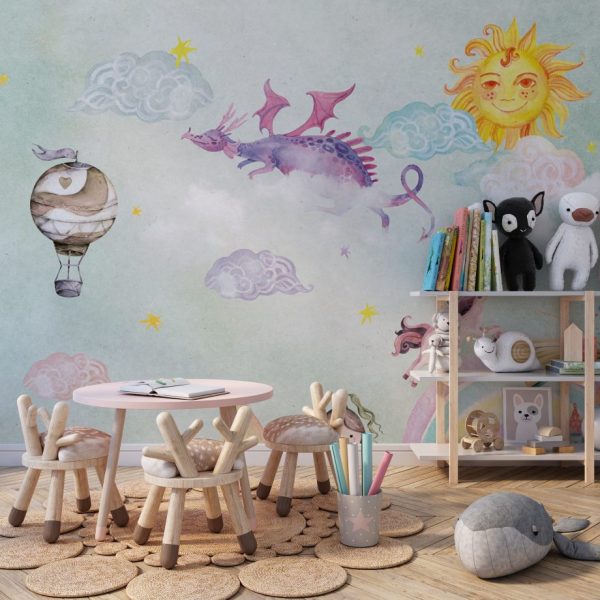 Dragon And Unicorn Wallpaper