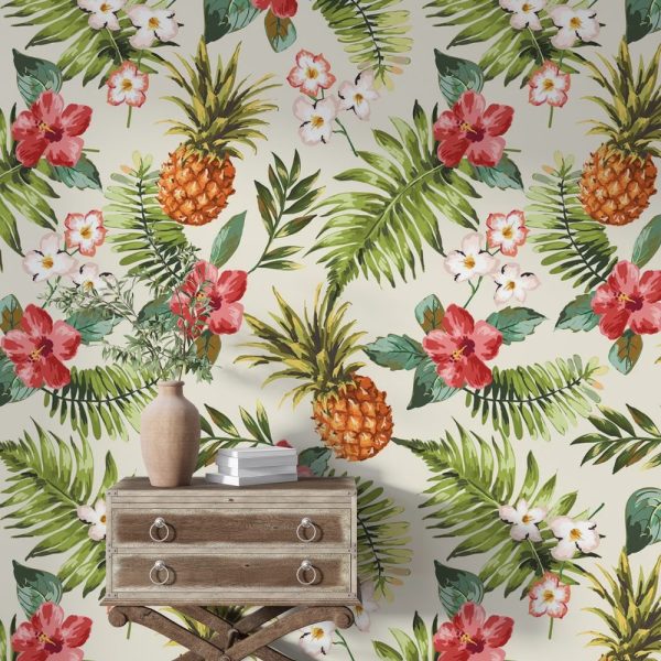Pineapple Design Wallpaper