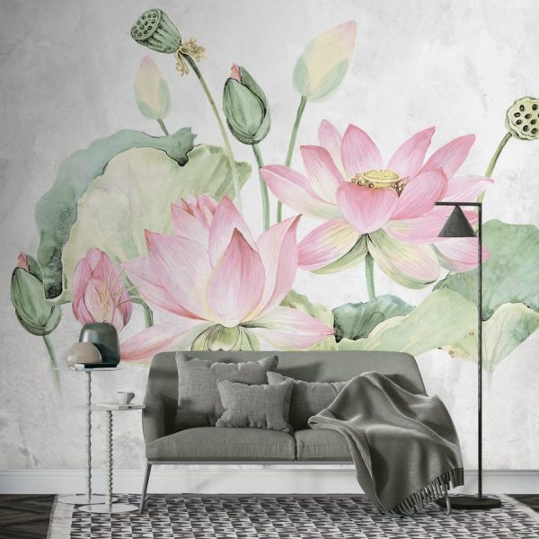 Pink Lotus Pedals Wallpaper