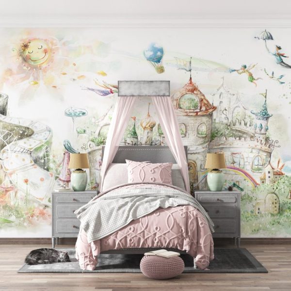 Cloud Castle Kids Wallpaper