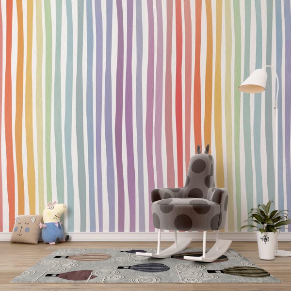 Colorful Striped Patterns Wallpaper