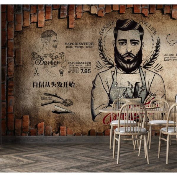 Barbers And Hairdressers Wall Mural