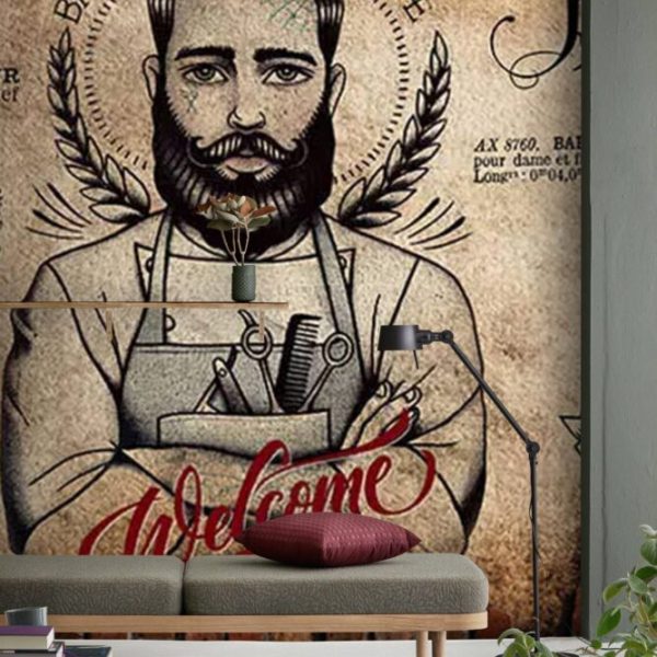 Barbers And Hairdressers Wall Mural