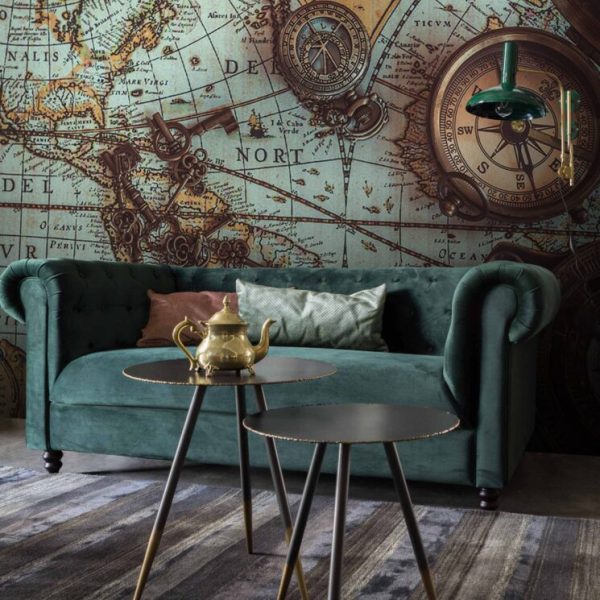 Ancient Map Outlook Wall Mural