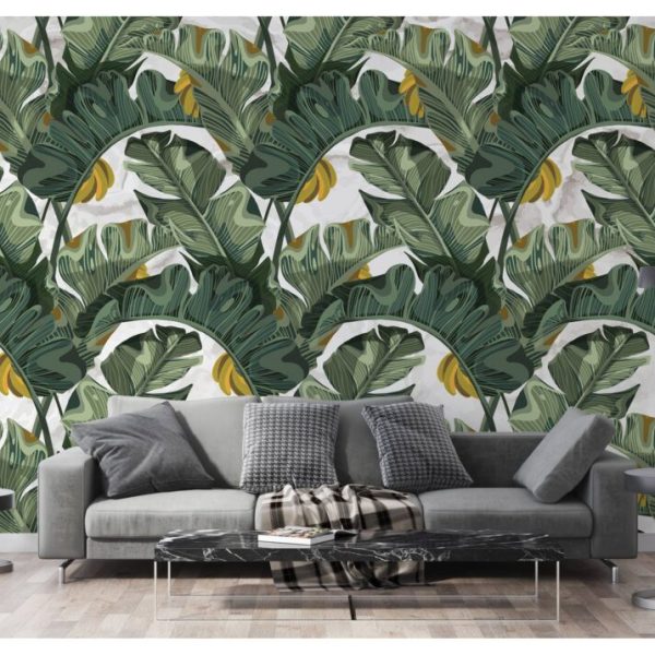 Banana Trees And Bananas Wall Mural