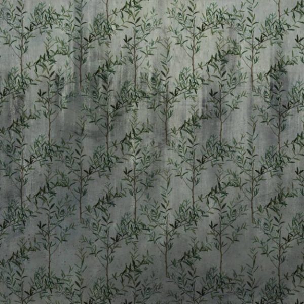 Olive Brances Patterned Wall Mural